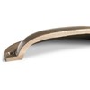 Hammer & Tongs Curved Cabinet Drawer Pull - W130mm x