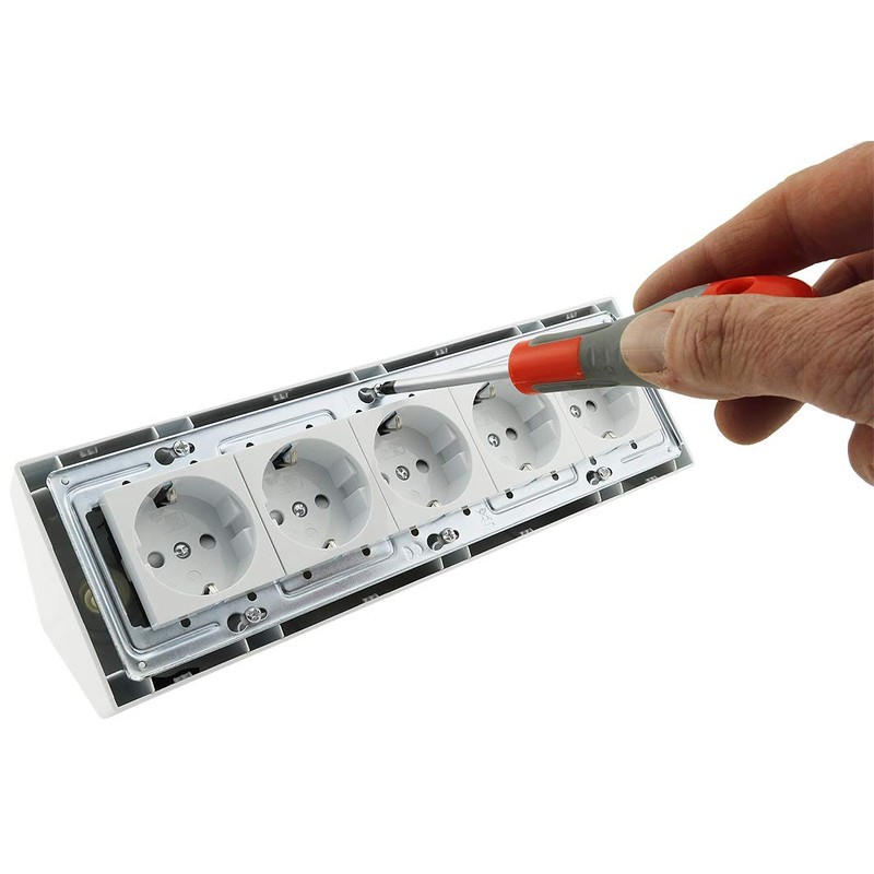 ChiliTec Socket Block Corner Socket 5-Way Protective Contact Socket Assembly