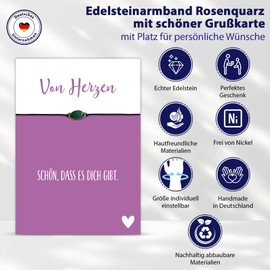 Glücksschmiedin - Gemstone Bracelet Healing Stone with Gold Beads Locally Handmade, Gemstone, Jade