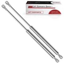 Lift Supports Depot Qty (2) 17.55 Inch 60lbs 5/16 Inch Eyelet Ends "Stainless Steel" Lift Supports, Gas Struts 6/15 Marine Grade Shocks