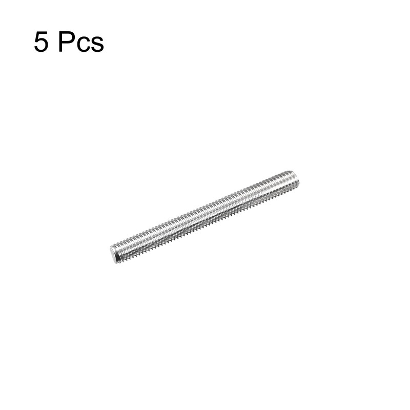 sourcing map Fully Threaded Rod M5 x 45mm 0.8mm Thread