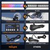 Nilight 144LED Traffic Advisor Strobe Light Bar with Controller Red