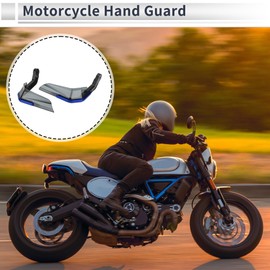 RATCHROLL 1 Set Universal Hand Guard Knuckle Guard Protector for Motorcycles Handguard Cold Protection Windproof Rainproof Blue CNC Aluminum Alloy,ABS