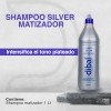 Shampoo Dibal Silver Intensifica Tono Cabello Plateado 1 Lt