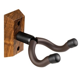 Guitar Wall Mount, Zebra Wood Guitar Hanger, U-Shaped Guitar Wall Hanger Mount, Guitar Holder Hook Stand Wall Mount Guitar Accessories for Acoustic, Electric Guitar, Banjo, Bass, Ukulele
