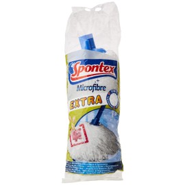 Spontex - Microfibre Mop Extra, White, Medium (72110050)