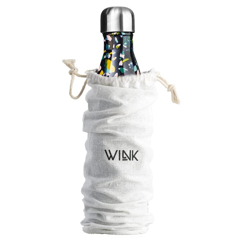 Wink Stainless Steel Thermal Flask with Cotton Bag, Thermos Flask,