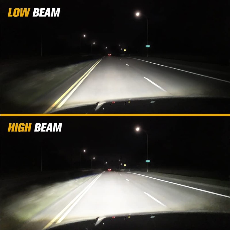 BESTZHEYU 4x6 LED Headlights Pair with Hi-Lo Beam DRL for