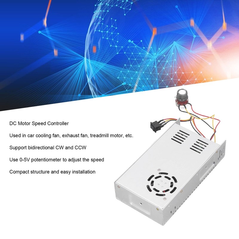 High Power Industrial Speed Controller DC Motor Speed Controller Brushed