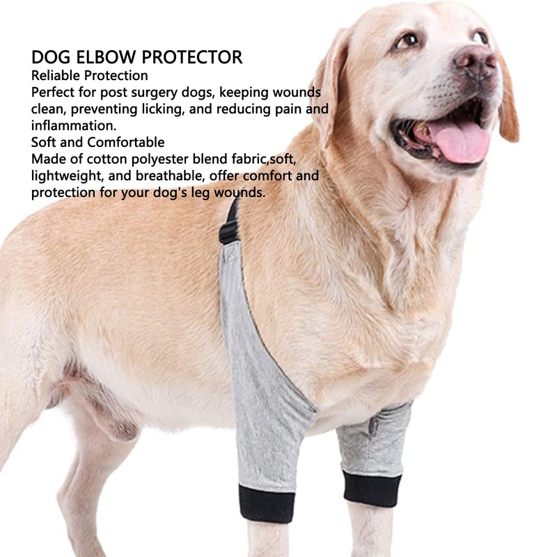 Dog Elbow Protector Recovery Sleeve Elbow Joint Support Wrap Pet