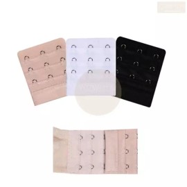 3단 브라 브래지어 연장 연결 후크 살색 검은색 흰색 브라자 고리 훅 [3단후크-스킨] 3-Stage Bra Extension Connect Hook Skin Color Black White Bra Strap Hook [3-Stage Hook - Skin]