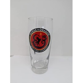 Beer Snob Barware Horse And Dragon Sad Panda Glasses - Set of 2