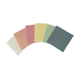 300 Pcs Sticky Notes, Post it Notes, Transparent, Clear Super Self-Stick Removable Waterproof, Perfect for Studying & Writing in Text Books, School & Office supplies(6 pads, 6 pastel Colors, 75*75mm)