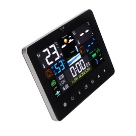 Colorful Touch Screen Wireless Weather Forecast Station Indoor Outdoor Thermometer for Home Office