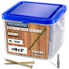 Deck Screws 3 Inch, #10 x 3, 5lb, Rust Resistant,
