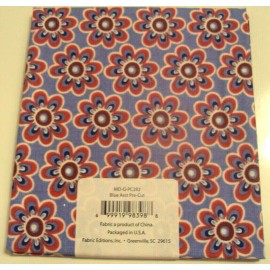 Fabric Palette 18"x21" Blue Floral - New
