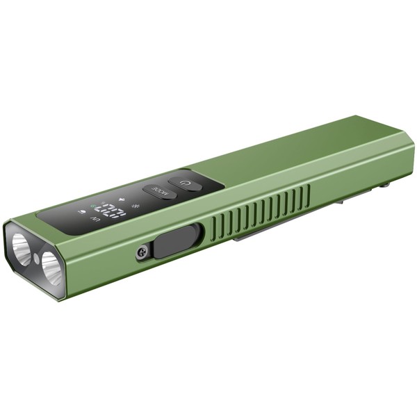 PRO EDC Flashlight Flat with Green Beam, UV Light and