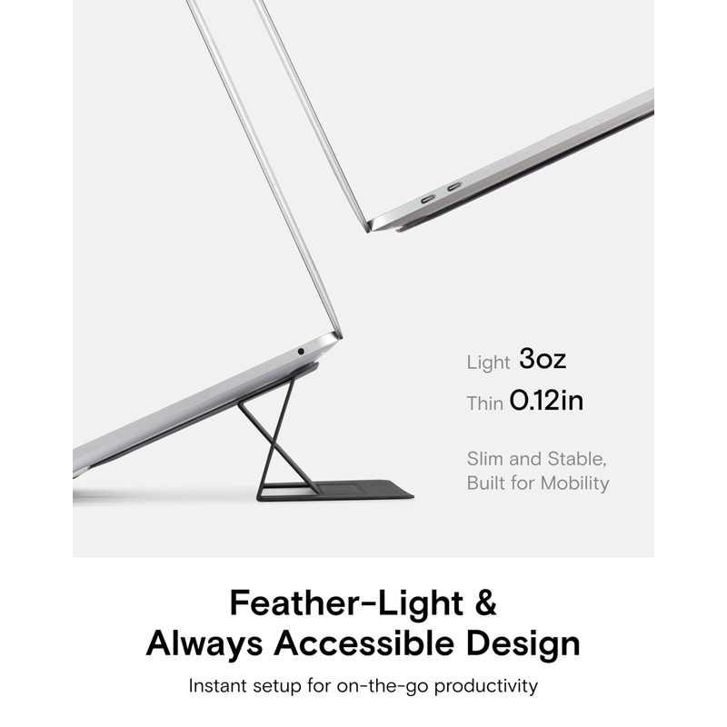 MOFT Laptop Stand for Desk, Adhesive MacBook Computer Stand with