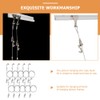 TEHAUX 10 Set Picture Rail Hanging System, 19.6 inch Adjustable