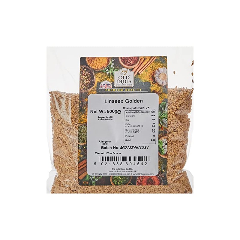 Old India Linseed Golden 500g