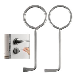 Set of 2 Professional Lock Pick Set, Universal Beard Key, Lock Pick Set, Universal Stainless Steel, Key Service, Door Opener Key for Coloured Beard Lock