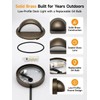 Gardenreet Solid Brass Deck Light, 12V, Bronze, Bulb Not Included,