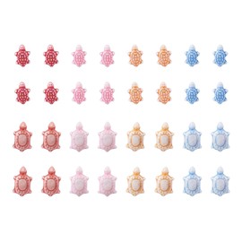 Sparkeads 40 G Turtle Beads for Bracelets,Marine Craft Beads,Beach Charm,Tortoise Beads Summer Ocean Animal Beads Loose Spacer Beads for Jewelry Making Supplies DIY Necklace Beading Kit