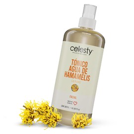 Celesty - Tónico Facial Agua de Hamamelis | Tonificador Facial de Uso Diario | Rutina de Cuidado Facial | Tónico Facial Piel Grasa y Mixt...