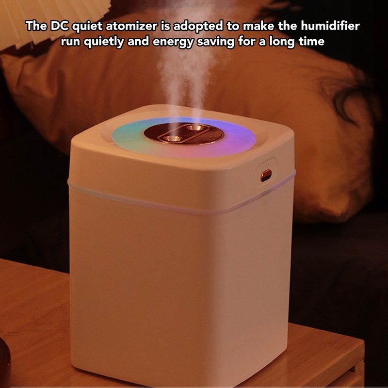 Air Humidifier 3L Large Capacity Dual Spray Essential Oil Aroma
