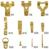 230 Pieces Picture Hooks for Hard Walls Picture Hanging Hooks