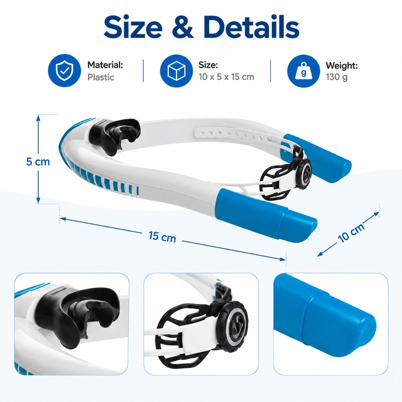 Dry Snorkel for Adult Swimming & Diving – Splash Guard