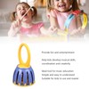 Handled Cage Bell Babies Rattle Orff Plastic Kids Music Percussion