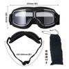Wayocfei Motorcycle Goggles, Motorcycle Goggles, Protective Glasses, Mountain Climbing, Flexible,