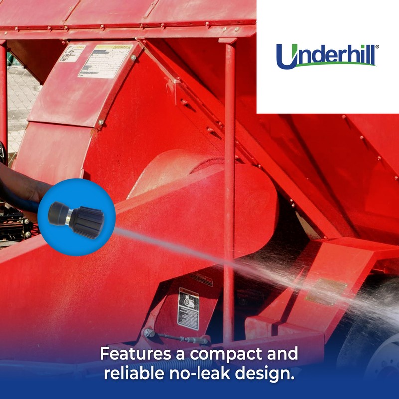 Underhill Magnum-Mini Garden Water Hose Nozzle, Sprayer, 3/4-Inch Thread Inlet,