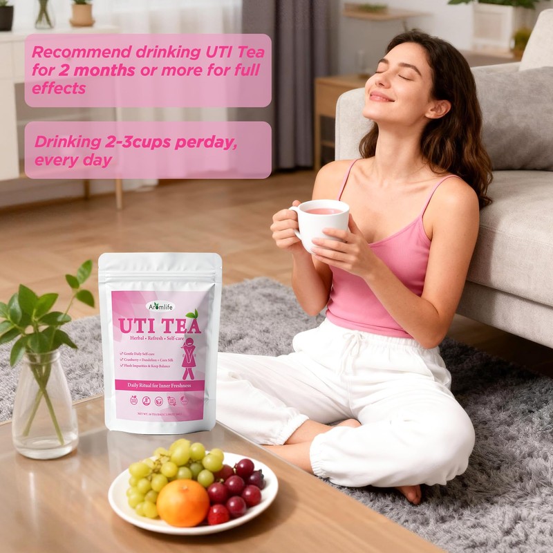 Aromlife UTI Tea for Women, Herbal UTI Tea for Cleanse
