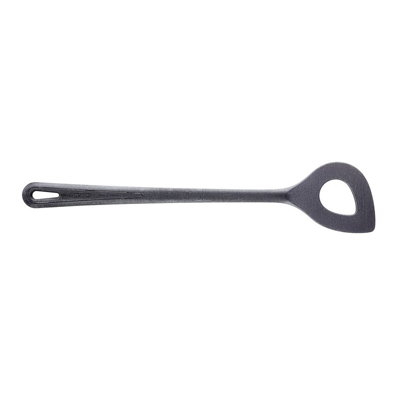 Westmark Pointed Hole Spoon/Cooking Spoon, Length: 30 cm, Gentle, Black,