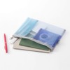 Midori 53348006 Mesh Pouch, Pen Case, Tool Pouch, Light Blue