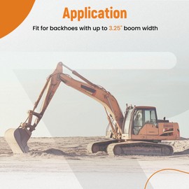 maXpeedingrods Backhoe Thumb Excavator Claw for Kubota Deere, Bolt On Universal Claw Tractor Attachment (3.25" Boom Width)