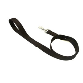 76" Short Dog Lead Close Control Walking Leash Training Handle In Strong And Durable Cushion Webbing (Brown, 20mm)