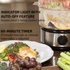 OVENTE 2-Tier Electric Food Steamer, 5 Quart Stainless Steel Stackable