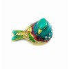 JWT Astyle Turquoise Green Bird Trinket Boxes Hinged ,Bird Decor