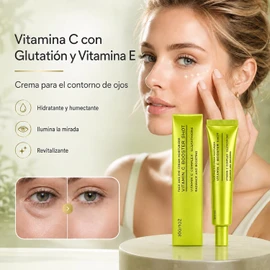 2PC Vitamina C con Glutatión y Vitamina E, Sérum Facial Brillo y Antiarrugas, Tratamiento Unifica el Tono, Suaviza la Piel, Vitamin C Booster Shot, Uso Diario