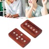 Fidget Slider Red Sandalwood Stress Relief Engraved Fingertip Fidget Slider