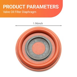 YYTQP Auto Valve Chamber Diaphragm, Dustproof Rubber O-Ring, Auto Fastening Cover Accessories #31338685 1781598 30788494 31338684, Compatible with Ford Volvo (Red)