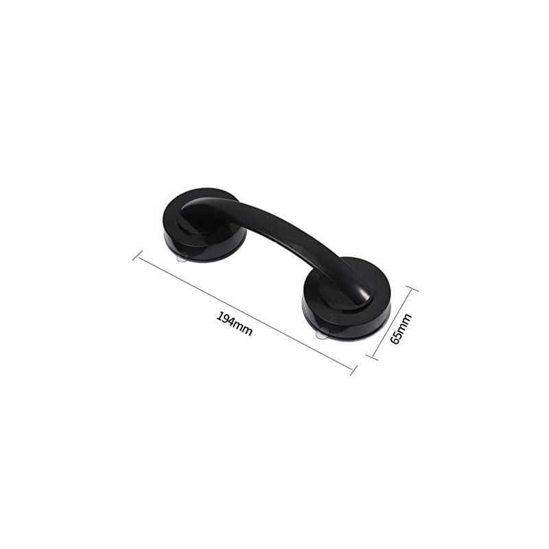 Sscon 1Pcs Shower Handle 190mm Length Suction Up Bar Handle