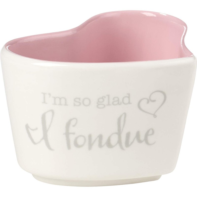 Precious Moments 192408 I'm So Glad I Fondue Ceramic Metal