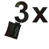 Set of 3 Horn Medical Emergency Resuscitation Wipes in Key