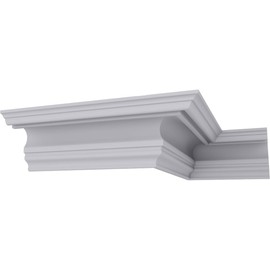 Ekena Millwork SAMPLE-MLD07X07X09DE Devon Cove Crown Moulding Samples, White
