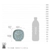 Rhythm (RHYTHM) Alarm Clock Analog Electronic Sound Alarm (with Snooze)