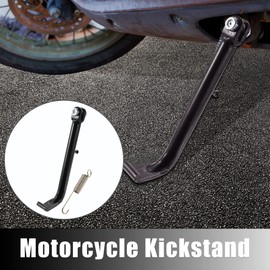 A ABSOPRO Side Stand with Spring Motorcycle Stand 25 cm Footrest Motorcycle Stand for Honda CG125
